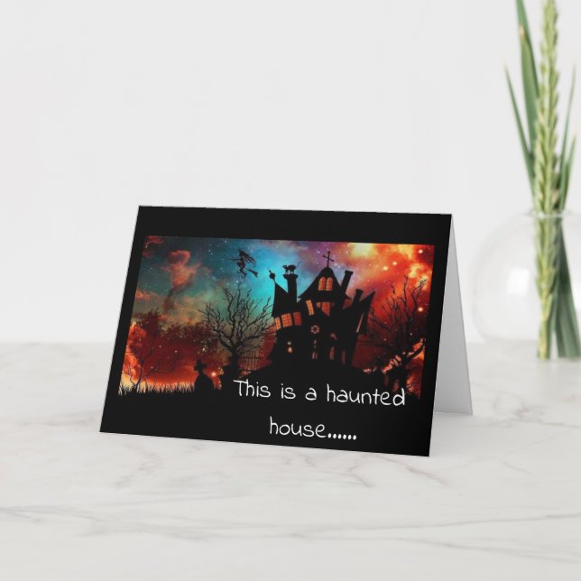 HUMOROUS HALLOWEEN KORT (Framsida)