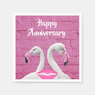 Humorous Happy Anniversary Paper Napkins  Pappersservett