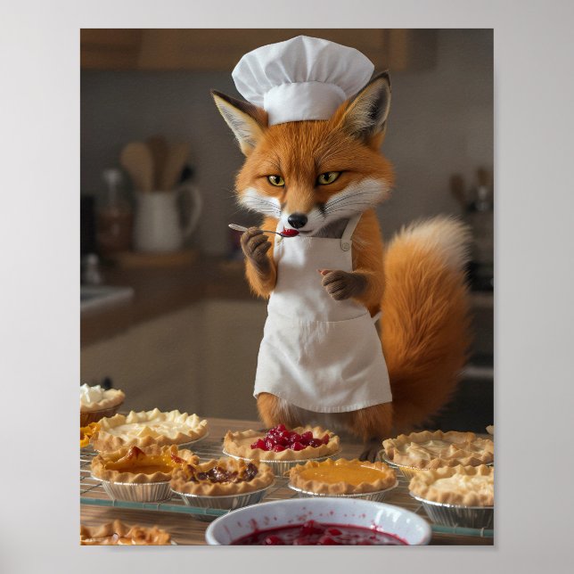 Humorous Holiday Mishap: Flicker's Pie Testing Poster (Framsidan)