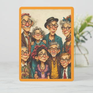 Humorous Party Invite | Retirement Birthday  Inbjudningar