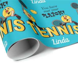 Humortennisbollar   väljer egen bakgrund presentpapper