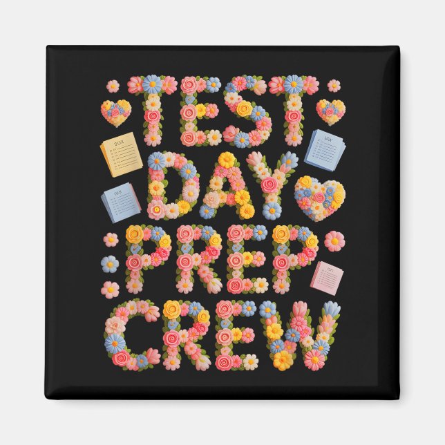Humortest dag förberedelse besättning allt är bra magnet (Framsidan)