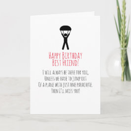 Humourous Birthday Best Friend Kort