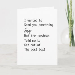Humourous Birthday Card Kort