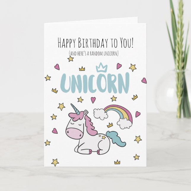 Humourous Birthday Kort (Framsida)