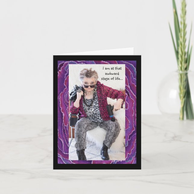 Humous Awkward Stage of Life Card Kort (Framsida)