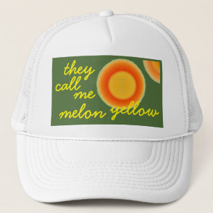 Humous Baby Boomer Hat de kallar mig melon gult Keps