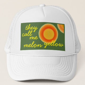 Humous Baby Boomer Hat de kallar mig melon gult Keps