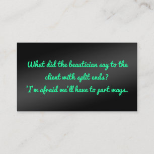 Humous Beauty Esthetician Visitkort