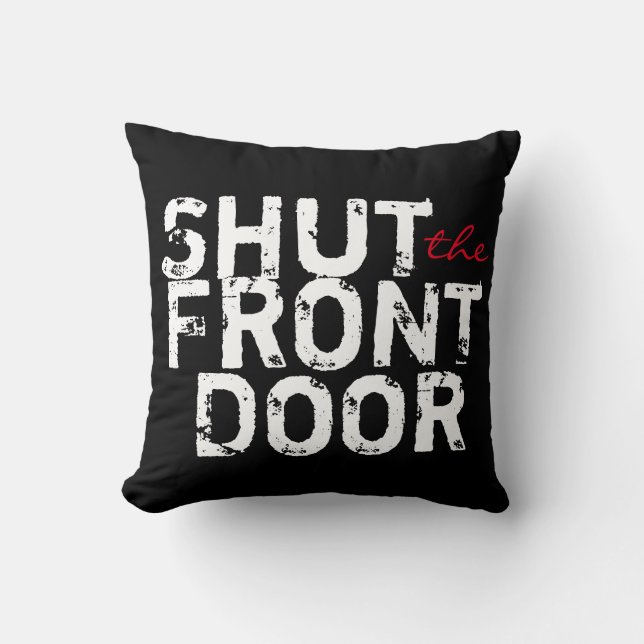 Humous Black and White Pillow Kudde (Framsida)