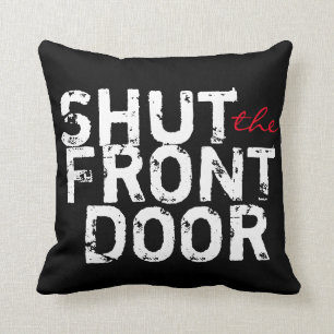 Humous Black and White Pillow Kudde