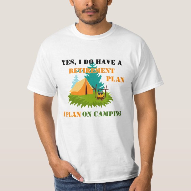 Humous Camping T-Shirt (Framsida)