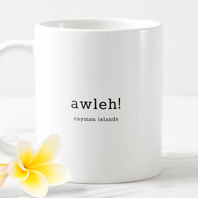 Humous Cayman Islands Dialect Awleh Kaffemugg (Skapare uppladdad)