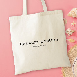Humous Caymanöarna Dialect Geezum Peetum Tygkasse
