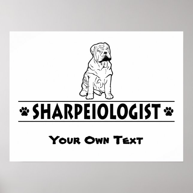 Humous Chinese Shar-Pei Poster (Framsidan)
