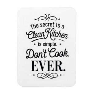 Humous Clean Kitchen Secret Magnet