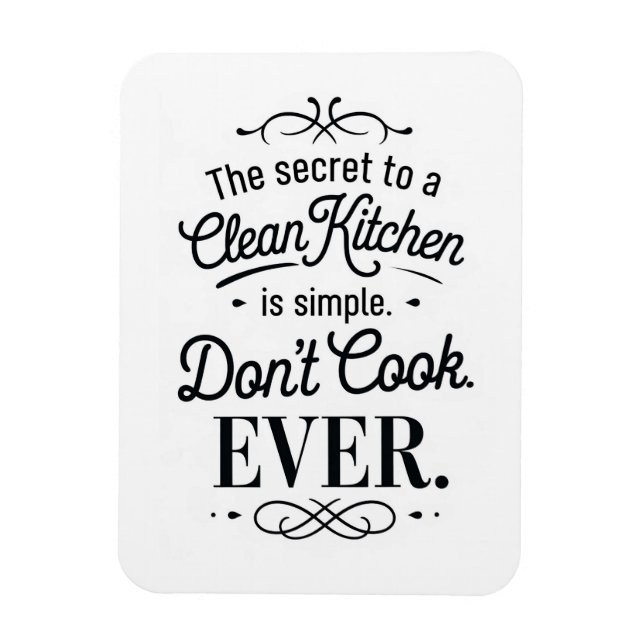Humous Clean Kitchen Secret Magnet (Vertikal)
