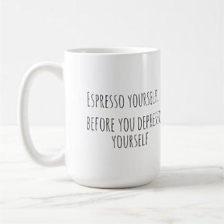 Humous Coffee Pun Kaffemugg