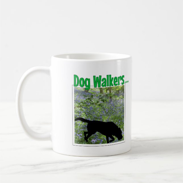 Humous Dog Walkers Mugg (Vänster)
