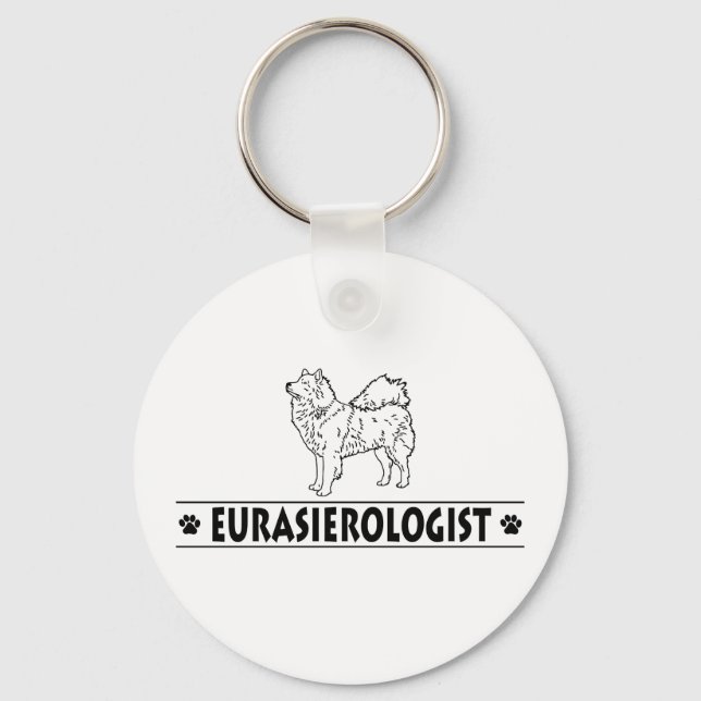 Humous Eurasier Nyckelring (Framsida)