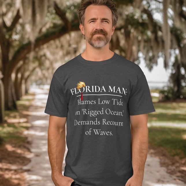 Humous Florida Man Rigged Ocean Anti-Trump T Shirt (Skapare uppladdad)