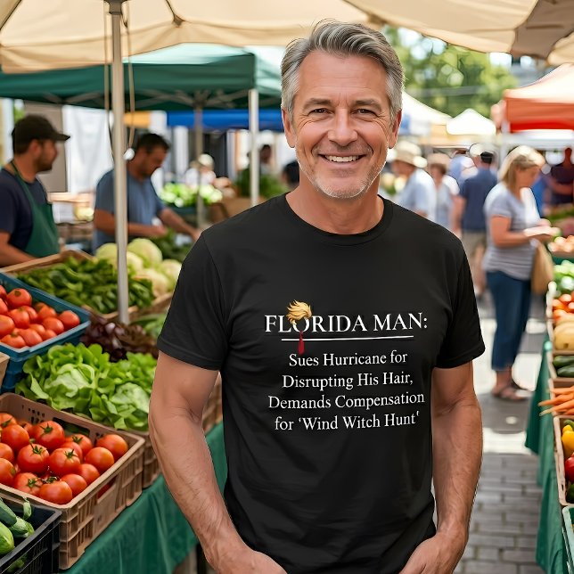 Humous Florida Man Vind Witch Hunt Anti-Trump T Shirt (Skapare uppladdad)