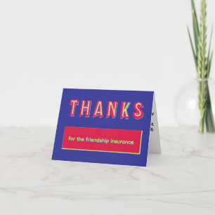 Humous Friend Insurance Tackkort