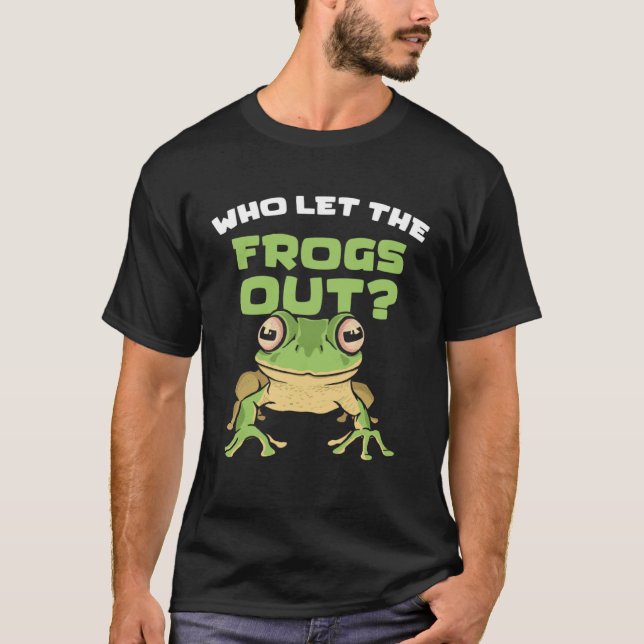 Humous Frog Tote Tadpole Frog T Shirt (Framsida)