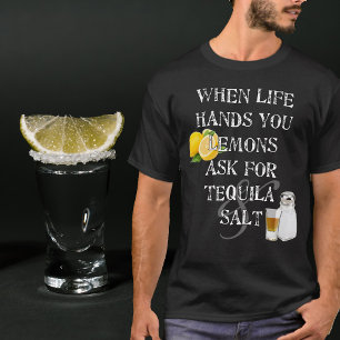 Humous Funny Liquor Tequila Shot Glass Unisex T Shirt