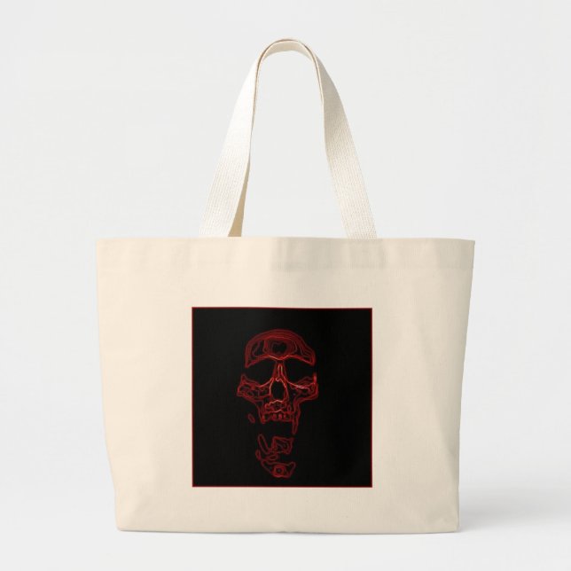 Humous Funny Skull Jumbo Tygkasse (Framsidan)