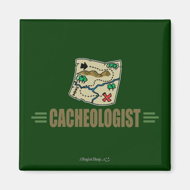 Humous Geocaching Magnet (Framsidan)