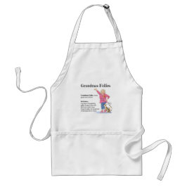 Humous Grandmas Follies apron Förkläde