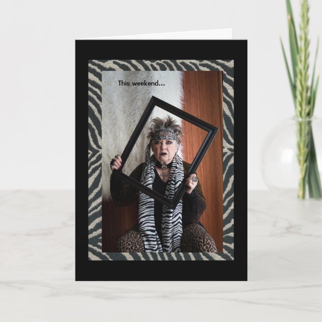 Humous Halloween, Thanksgiving och Helgdagar Kort (Framsida)