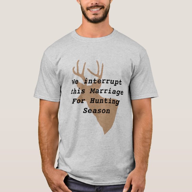 Humous Hjort Hunting T-Shirt (Framsida)