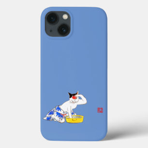 Humous Japansk Cat Bathing I
