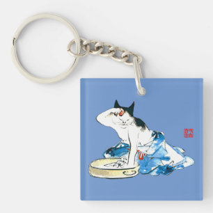 Humous Japansk Cat Bathing II