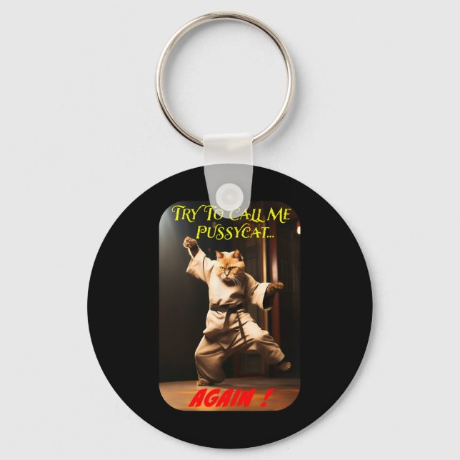 Humous Karate Theme Nyckelring (Framsida)