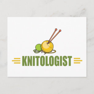 Humous Knitting Vykort