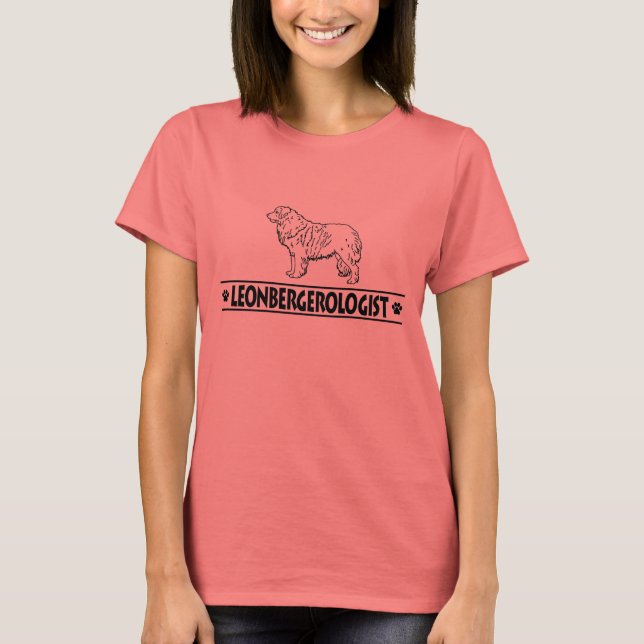 Humous Leonberger T-shirt (Framsida)