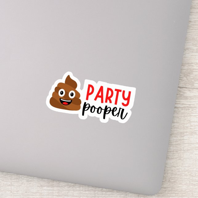 Humous Party Pooper Klistermärken (Skapare uppladdad)