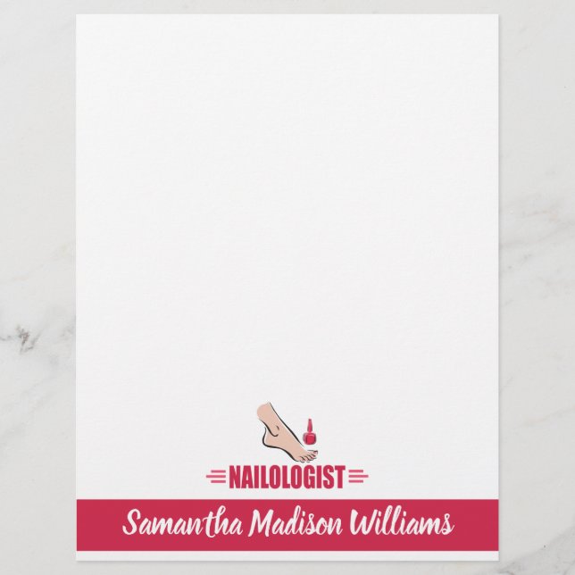 Humous Pedicure Rosa Poland Nail Salon Reklamblad (Framsidan)