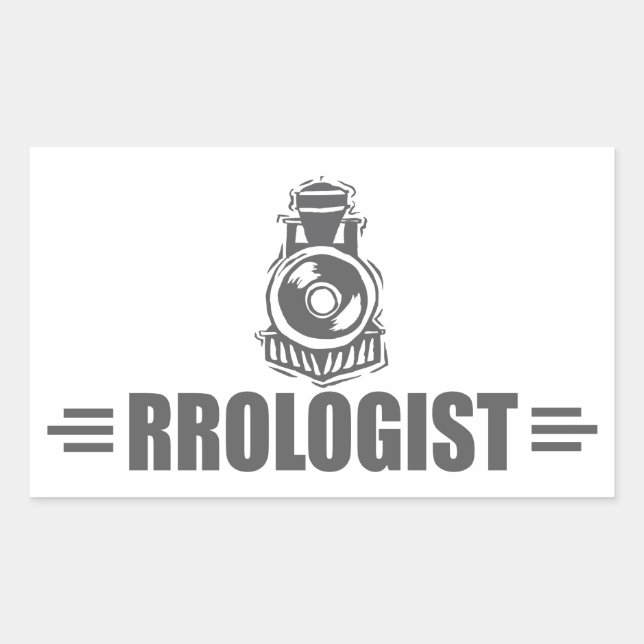 Humous Railroad Rektangulärt Klistermärke (Framsida)