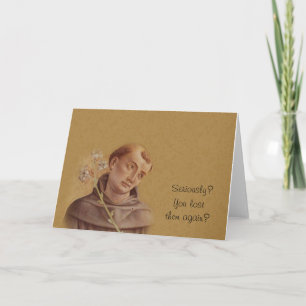 Humous Saint Anthony från Padua Lily Kort