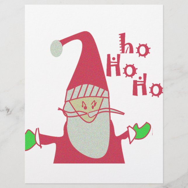 Humous Santa med Festive Ho Ho Ho (Framsida)