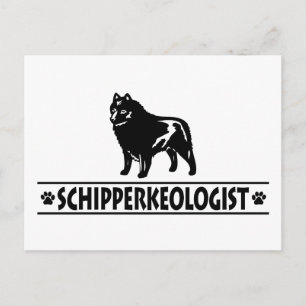 Humous Schipperke Vykort