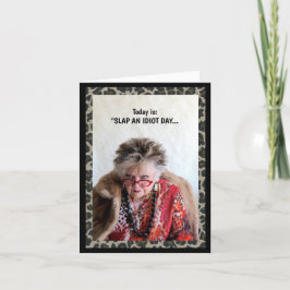 Humous Slap and Idiot Day Kort