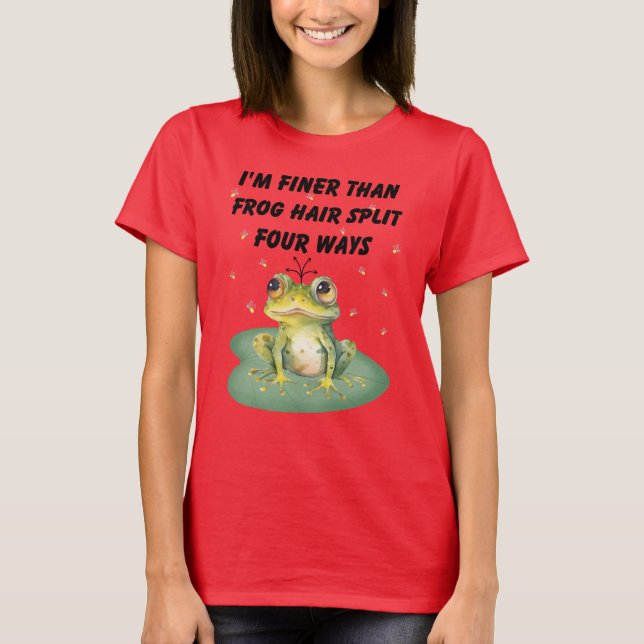 Humous Southern Say Frog T-Shirt (Framsida)