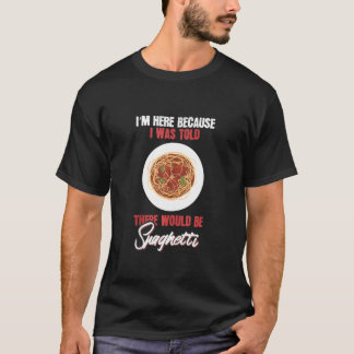 Humous Spaghetti Enthusiast Foodie Gags Tee Shi