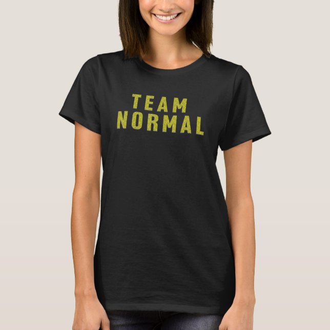 Humous Team Normal US Politik Teamnormal T Shirt (Framsida)