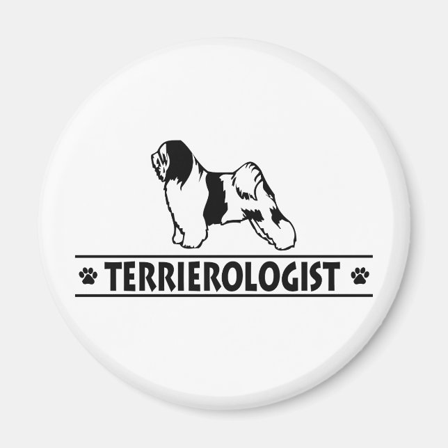 Humous Tibetan Terrier Magnet (Framsidan)